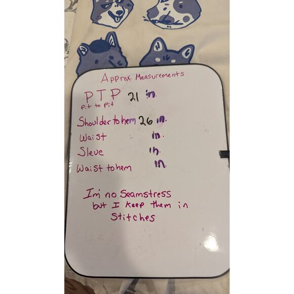 Aelfric Eden‎ Graphic T Shirt Dog Print Cream Crew Neck Short Sleeve - Picture 5 of 5